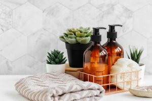 Flaschen Shampoo