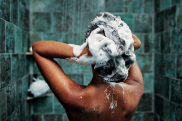 Shampoo Haare schäumen